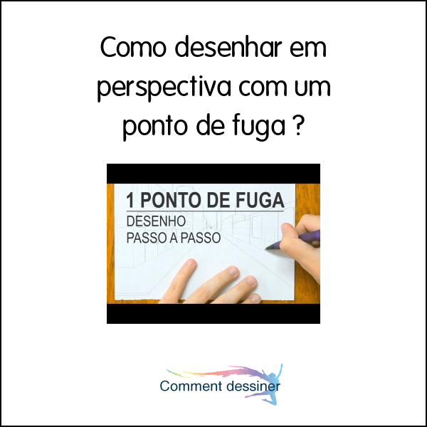 Como desenhar em perspectiva com um ponto de fuga